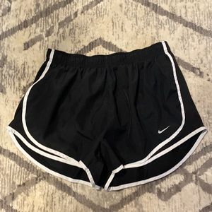 Womens Black and White Nike shorts